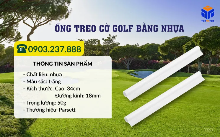 Ống treo cờ golf nhựa (Flag tube)